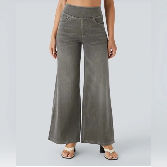 HALARA Gray Blackish Jeans Pants - Picture 3 of 10